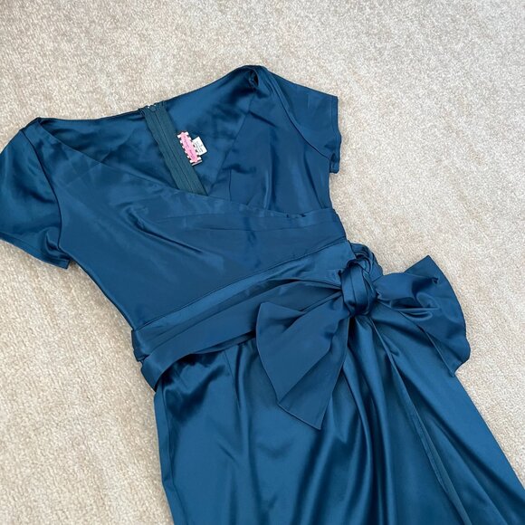 Pinup Couture Royal Blue Midi Dress - Picture 3 of 8